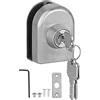 SALUTUY Serrature per Porte in Vetro, in Acciaio Inox, Antifurto, Anti Leva, per Ufficio e Casa