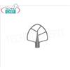 KITCHENAID - Spatola a frusta piatta rivestita argento