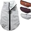 FANSU Impermeabile Cappotto Cane, Invernale Vestiti per Cani Cappottino Cane Taglia Piccola Cappottino Cane Taglia Media Cappotto Cane Taglia Grande 2.5-30kg (L,Grigio Chiaro)