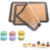 Eabdice 2 Pezzi Tappetini da Forno, Tappetino Antiaderente Professionale, Tappetino Silicone, Usato per Forni, Microonde, Tavoli da Pranzo, Frigoriferi