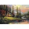 SUPERPOWER® Premium 1000 Pezzi Autunno Foresta Fluviale Paesaggio Calda Pittura ad olio Puzzle in legno Giocattoli per Adulti Famiglia Decorazione Murale