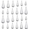 CAASFOOY Kit da Pesca con 30 Pezzi, Piombo da Pesca a Goccia per Mare e Acqua Dolce, 5/10/15/20/30/40g