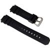 Casio Cinturino di ricambio originale per orologio 10273059 AWG-M100F-1BD, AW-590-1AW + altri modelli, nero, cinturino nero, Nero, Cinturino