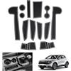 GAFAT Compatibile con Kia Sportage NQ5 2025 2026-2022 (Cambio Manuale) Tappetini Antiscivolo, Tappetino Gomma per Console Centrale, Portabicchieri, Cuciture Porte, Sportage NQ5 Accessori (Bianco)