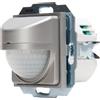 Kopp HK 07 - INFRAcontrol T 180°, rilevatore di movimento a infrarossi, 50 x 50 mm, colore: acciaio