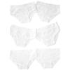 Ellepi 6 Pezzi Slip Bambina 3840 in Morbido Cotone con Vita alta elasticizzata