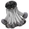 KHIRVWL Cappotto in Pelliccia da Donna Giacca Morbida Cappotto in Peluche Cardigan in Pelliccia Sintetica con Cappuccio Giacca Corta Cappotto Invernale Caldo Addensato Top Corto Manica Lunga