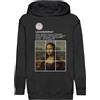 Fabulous Felpa con cappuccio per bambini Leonard De Vinci La Gioconda Social Networks Pittura Pittore - Premium, Nero , 12 anni