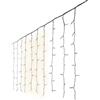 Zarivy Tenda a LED per esterni, in bianco caldo, dimensioni 2,25 x 1,5 m, con 240 LED. Ideale per creare ambienti accoglienti e luminosi nei tuoi spazi esterni.