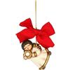 THUN, Addobbo Natalizio Angelo con Stella in Ceramica di Alta Qualità, Collezione Natale, Addobbo Natalizio da Collezione, Idea Regalo per Natale, 4,6 x 3,6 x 6,1 cm