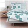 Mixibaby - Biancheria da letto con copripiumino e federa, in cotone, 135 x 200 cm, 155 x 220 cm, 200 x 200 cm, 200 x 220, design moderno (155 x 220 cm, modello: Daisy D5)