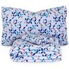 Morbidissimi Set lenzuola Completo letto in Pile Coral art. Cinzia, Termico, Morbido, Caldo per letto Matrimoniale BLU