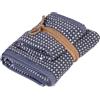 Fazzini Square Coppia ospite e Asciugamano - Colore: SQUCOPP - Jacquard Blu/Grigio