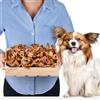 Lovely DOG Strisce di carne di maiale per cani 1 kg (55-65 pezzi) | Snack da masticare naturale al 100% suino | Morbido e ricco di proteine | Senza additivi e senza cereali