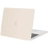 MOSISO Custodia Compatibile con MacBook Pro 13 pollici 2026 2025 2024-2016 M2 M1 A2338 A2289 A2251 A2159 A1989 A1706 A1708 con/senza Touch Bar, Case per MacBook Pro 13,3, Beige