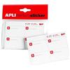 Apli 12558 Blocco di etichette di memoria, 50 x 30 mm