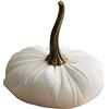 Uposao Morbida Zucca di Peluche, Cuscino Decorativo a Forma di Autunno Zucca per Divano Halloween Natalizia Decorativo Divano Cuscino di Tiro, 20cm