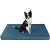 Rucener Letto Per Cani In Memory Foam, Letto Cane Cuccia Ortopedica Per Cani Di Taglia Piccola, Media e Grande, a 2 Strati, Cuccia Cane Interno Con Rivestimento Rimovibile e Lavabile (blu, M)