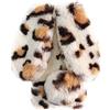 BLOTECH Peluche Custodia Cover per TCL 40 SE,Custodia Coniglio Peluche per TCL 40 SE, Custodia Peloso Carino Fluffy Cover Bambine Copertura Caso per TCL 40 SE - Leopardo