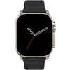 JINSHANGZI Original Hello Watch 3 Plus Smart Watch Men AMOLED NFC Compass Smartwatch Always on Display Local Music for Android iOS (Black)