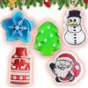 SOETDERT Scaldamani Riutilizzabile, 5 Pezzi Scaldamani Natalizi, Scaldatasche Tascabili per Bambini, Babbo Natale Mini Riscalda Mani Gel Portatile Scaldini Mano per All'aperto, Viaggi, Campeggio, Ufficio