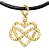 Iri jewelry Ciondolo Simboli Argento 925 Placcato Oro/Platino Talismano Collana Regalo | Simbolo Ankh, Cuore, Celtico, Pace, Amore, Pentagramma, Poliamore, Gatto, Nastro Awareness, Lambda, Unicorno, Triskele