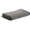 Möve Illusions Dancing Lines - Telo doccia in 100% cotone, 67 x 140 cm, colore: Cashmere/Nero