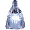 DRW Figura menina acrilica trasparente con luce LED 11 cm