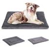 BVAGSS Cuscino per Cane Reversibile, Ultra Morbido Materassino Lavabile per cani, Ortopedico Letto per cani Cuscino Cane Memory Foam Suave y Cálido XH079 (91x58x4cm,Light Grey)