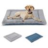 IEUUMLER Materasso per Cani, Cuscino per Cane Gatto, Pelosa Morbida Lavabile Doppio Uso Materasso per Grande Medio Piccolo Cani Gatti FC014 (L(91 * 58cm), Grigio e Blu)