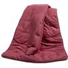 Corredocasa Plaid Imbottito Trapuntato Multiuso - Morbido e Accogliente, Ideale per Soggiorno, Letto e Relax - Coperta Elegante e Decorativa per Ogni Ambiente (Bordeauz/Rosso, Piccolo 120x160)