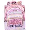 NICE & NASTY S.R.L. Girabrilla Tweed Zainetto Colore Rosa Scintillante