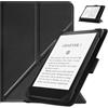 HGWALP Custodia universale per 6.8-7 pollici eReaders, sottile PU Custodia Cover con supporto compatibile con 6.8 pollici 7 pollici Kindle Paperwhite/Kobo/Voyaga/Lenovo/Sony eReaders-Black
