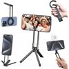 ULANZI MA30 Supporto magnetico cellulare, Treppiede smartphone in alluminio, Mini treppiede pieghevole,Treppiede da tavolo tascabile e portabile, Compatibile con iPhone 17 16 15 14 13 12 Magsafe,Nero