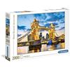 Clementoni - 32563 Collection Puzzle - Tower Bridge At Dusk - 2000 Pezzi - Made In Italy - Puzzle Adulto