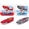 ROBO ALIVE- Serie 1 Robo Boats di ZURU Imbarcazione Giocattolo attivata d'Acqua (White Dino Shark Boat, 2 Pack), Colore, 71123A