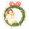 THUN, Piatto a Forma di Ghirlanda in Porcellana, Collezione Sorprese di Natale, Piatto da Collezione, Idea Regalo per Natale, 32 x 28 x 2 cm