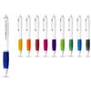 Bullet Penna gadget Lulluby in plastica con presa morbida e refill blu personalizzate o neutre