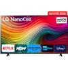 LG NanoCell AI 75'' Serie NANO82 75NANO82T6B, TV 4K, 3 HDMI, SMART TV 2024