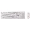 IOPLEE 361G tastiera Mouse incluso Universale RF Wireless QWERTY Bianco