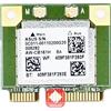 Scheda Wireless Wi-Fi Per Notebook Bluetooth AzureWave RTL8821AE 433 Mbps