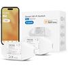 Meross Interruttore intelligente WiFi universale con telecomando, Switch Smart compatibile con Apple HomeKit, Alexa e Google Home, Modulo fai da te universale intelligente per la domotica