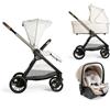 Chicco - Trio Bellagio Flexi Con Seggiolino Auto First Seat Recline Isize Black Satin