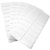 Adsamm® / 90 x feltrini autoadesivi/Bianco / 25x50 mm/Rettangolare/piedini per mobili in feltro da 3.5 mm di spessore/pad protettivi per arredi