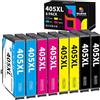 Hookink 405XL Compatibile per Cartucce Epson 405XL 405 XL Multipack per Workforce Pro WF-3820 WF-3825 WF-4820 WF-4825 WF-4830 WF-7830 WF-7835 WF-7840 (2 Nero 2 Ciano 2 Magenta 2 Giallo)
