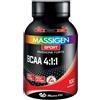 MARCO VITI FARMACEUTICI SpA Massigen Sport BCAA 4:1:1 100 Compresse - Integratore Aminoacidi Ramificati AjiPure con Vitamina B6
