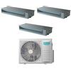 Hisense Climatizzatore Condizionatore Hisense Trial Split Inverter Canalizzato Canalizzabile 9+9+9 con 3AMW62U4RJC R-32 Wi-Fi Optional 9000+9000+9000 Con Telecomando di Serie