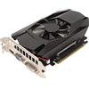 Bewinner Scheda Grafica HD7670, Schede Grafiche Desktop GDDR5 da 4 GB a 128 Bit, Frequenza 650 MHz, Scheda Video Directx 11 HDMI DVI VGA PCI E, Raffreddamento Ad Aria a Ventola