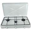 Larel FORNELLO CUCININO A GAS 3 FUOCHI APPOGGIO CAMPEGGIO GAS GPL 60X34 LAREL