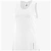 Salomon Sense Aero Tank White - Canotta Running Donna